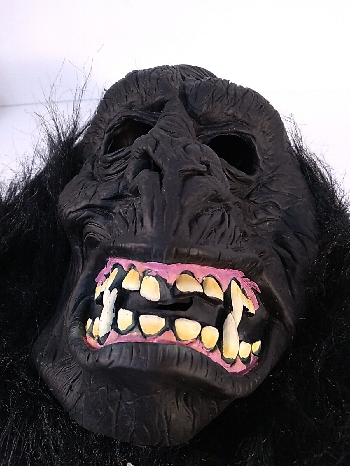 Vintage Halloween Gorilla Black Pullover Mask