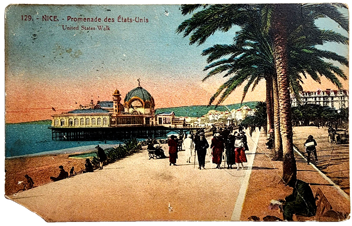 France Nice Promenade des Etats-Unis Postcard  