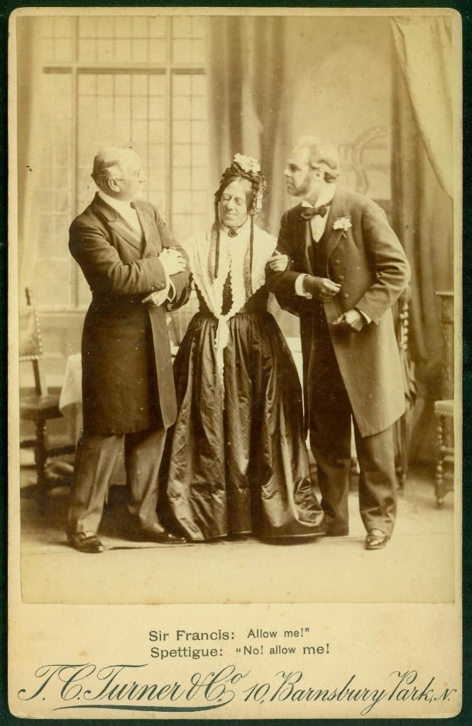 S11, 034-05, 1892, Cabinet Card, Scene from the Stage Play 