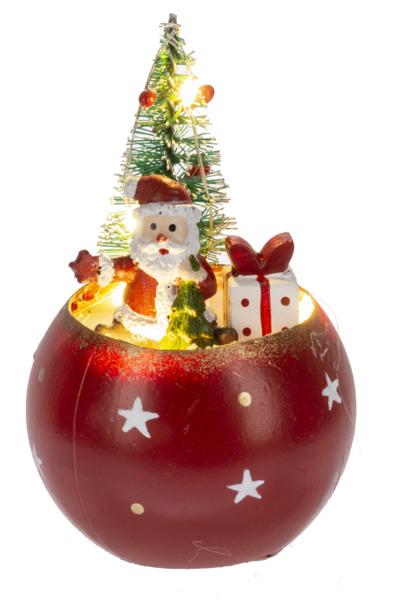 Ganz Led Lighted Santa or Snowman ornaments  Select dropdown