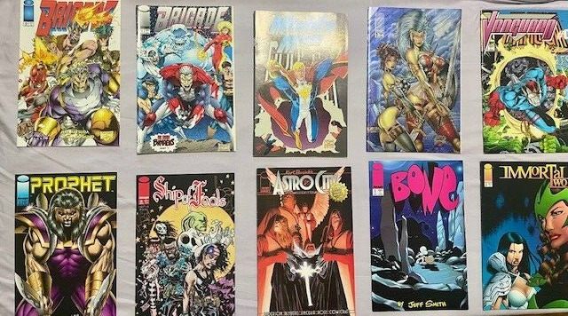Image Comics Lot - Rare First Printing Issues (Ship of Fools, Bone, and more)