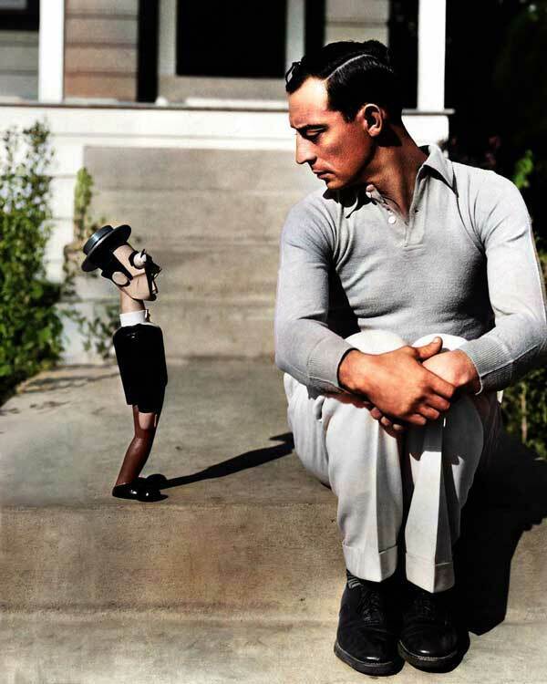 Buster Keaton 8x10 RARE COLOR Photo 633