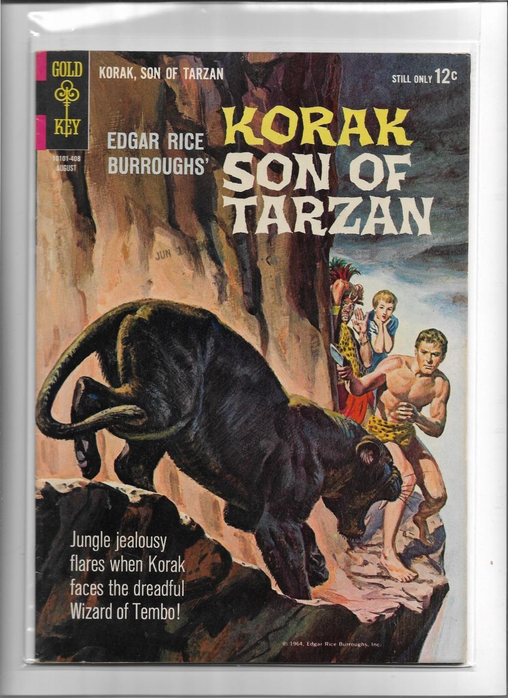 EDGAR RICE BURROUGHS KORAK SON OF TARZAN #4 1964 VERY FINE-NEAR MINT 9.0 4523