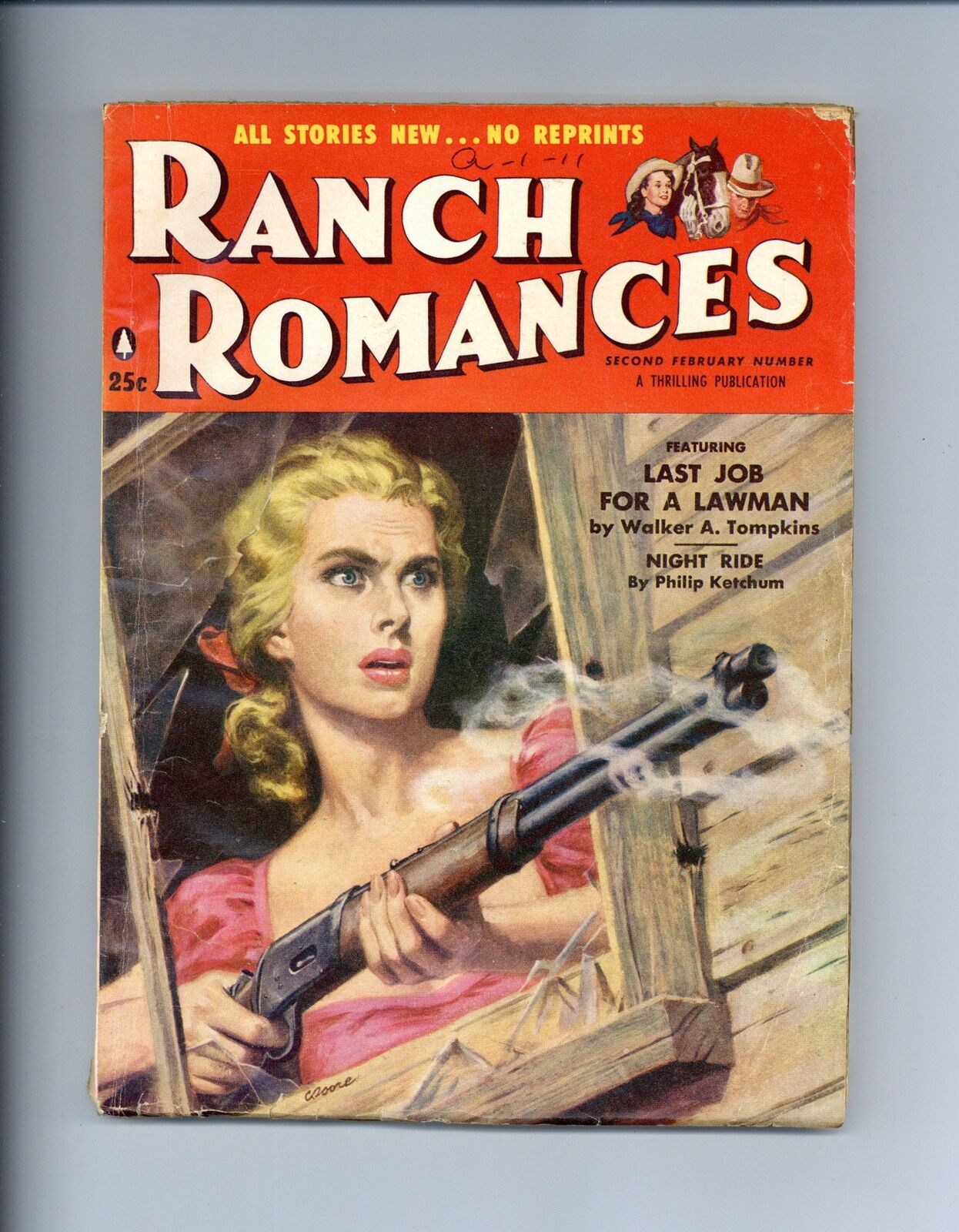 Ranch Romances Pulp Feb 1957 Vol. 203 #1 VG