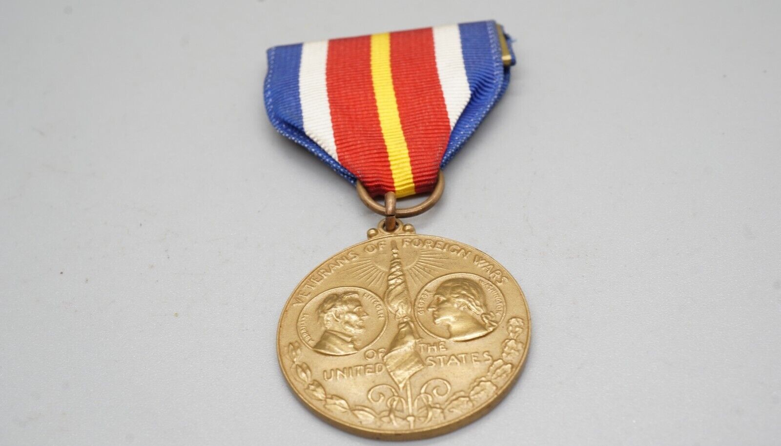 Pre-Vietnam War 1959 Veterans Of Foreign Wars Named & Dated Citizenship Medal