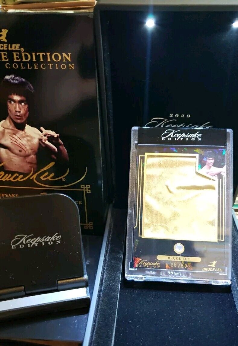 2024 Bruce Lee Keepsake Edition Legendary Signatures Huge Patch Relic #'d 25/50