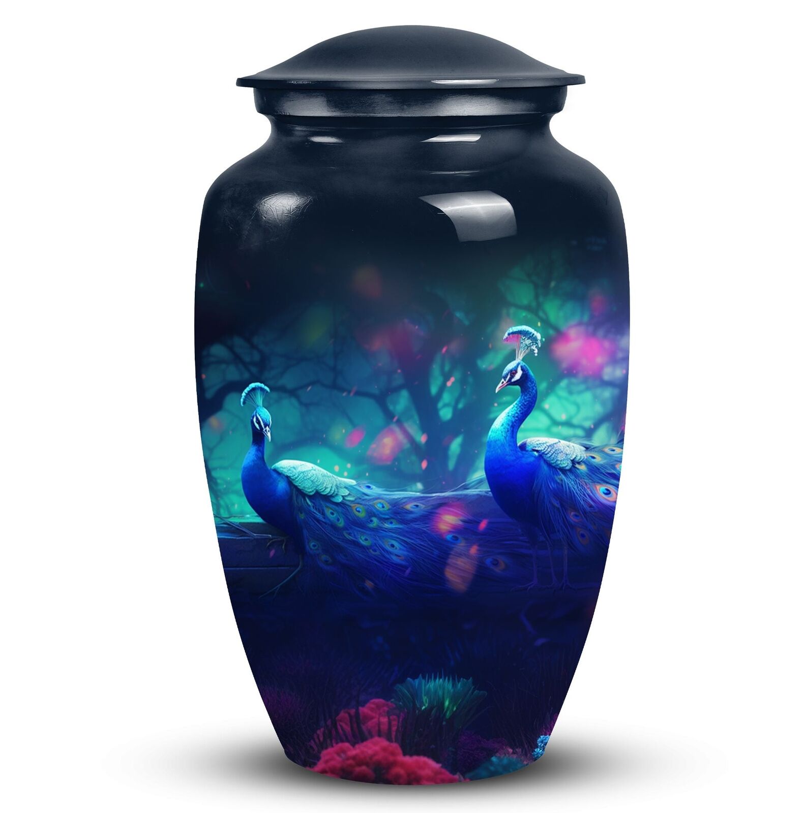 Peacock Burial Adult Cremation Urns for Human Ashes
