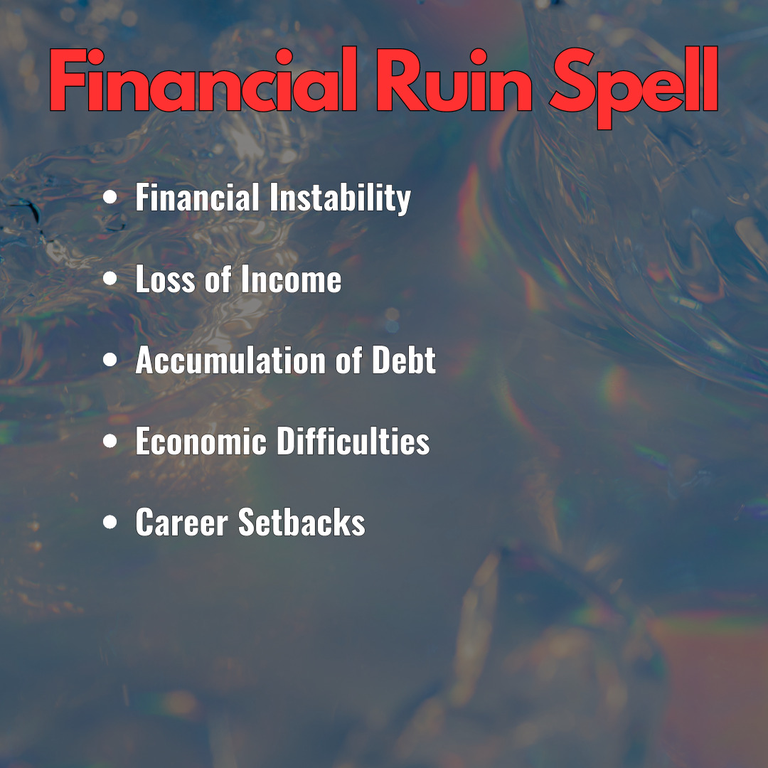 Financial Ruin Spell - Real Black Magic to Cause Hardship | Powerful Curse