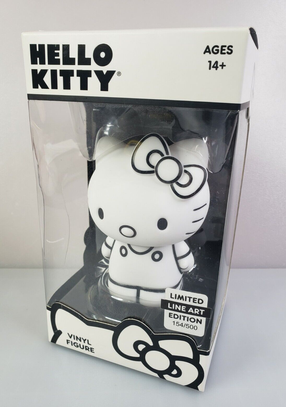 RARE Hello Kitty Vinyl Figure Limited Line Art Edition #154 / 500 New GIFT LOOK