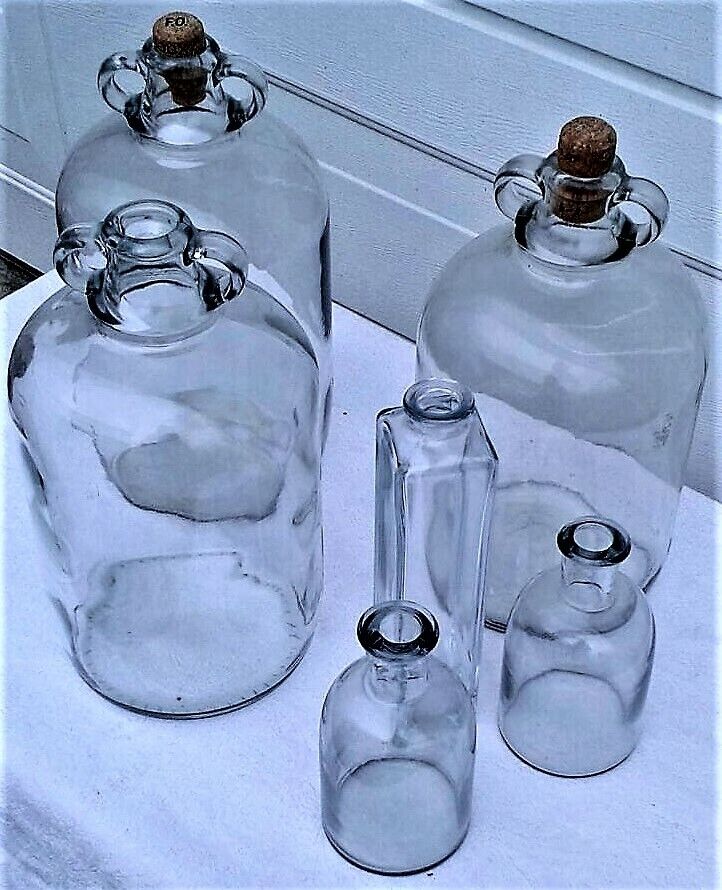 Early 20th Century Assorted Wine Making Glassware