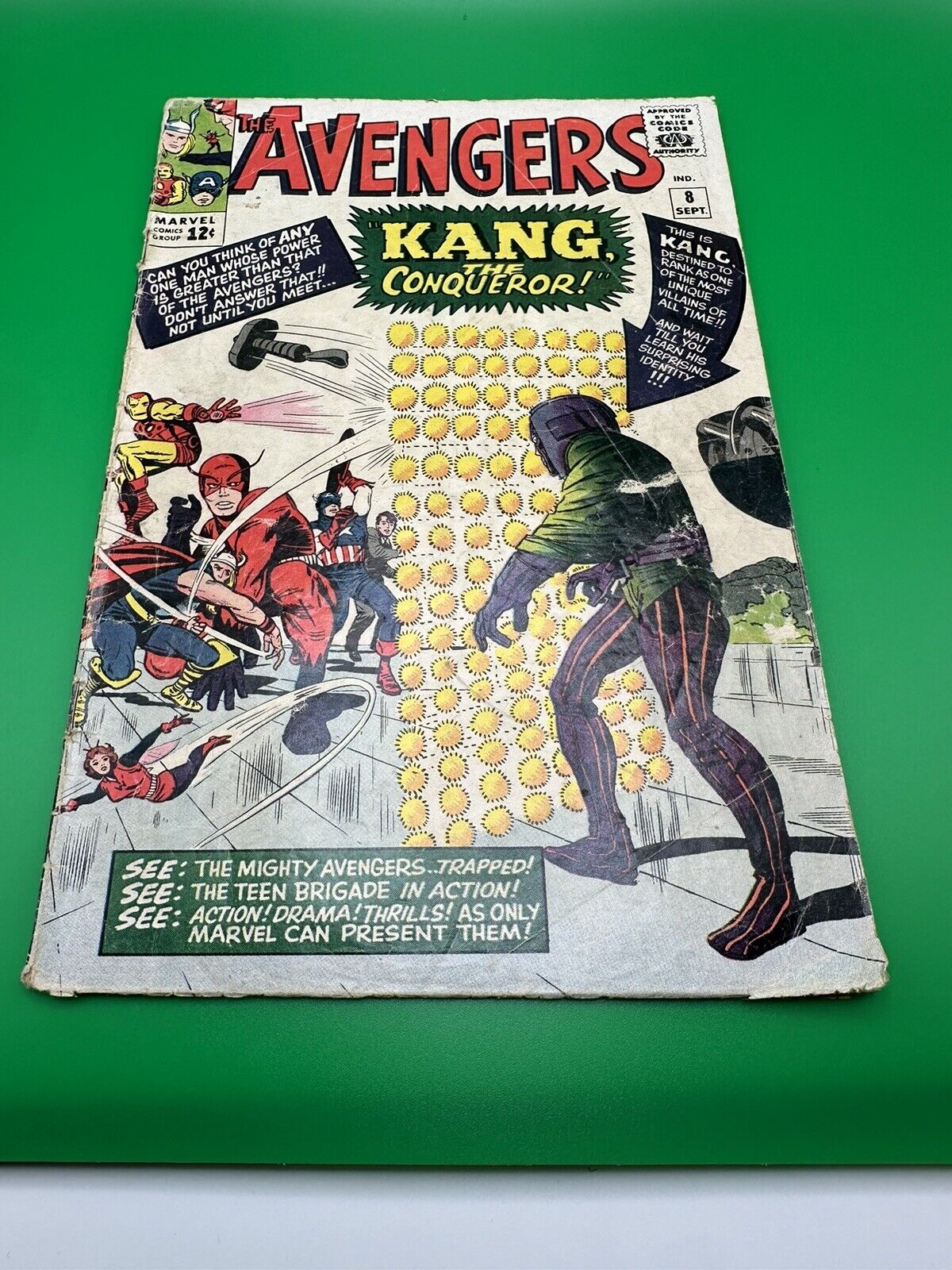 Avengers 8 1964 First Appearance Of Kang The Conqueror Low Grade Copy
