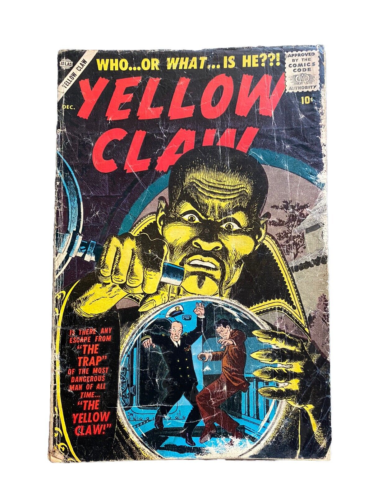 Yellow Claw #2 (Dec, 1956) Rare Atlas series