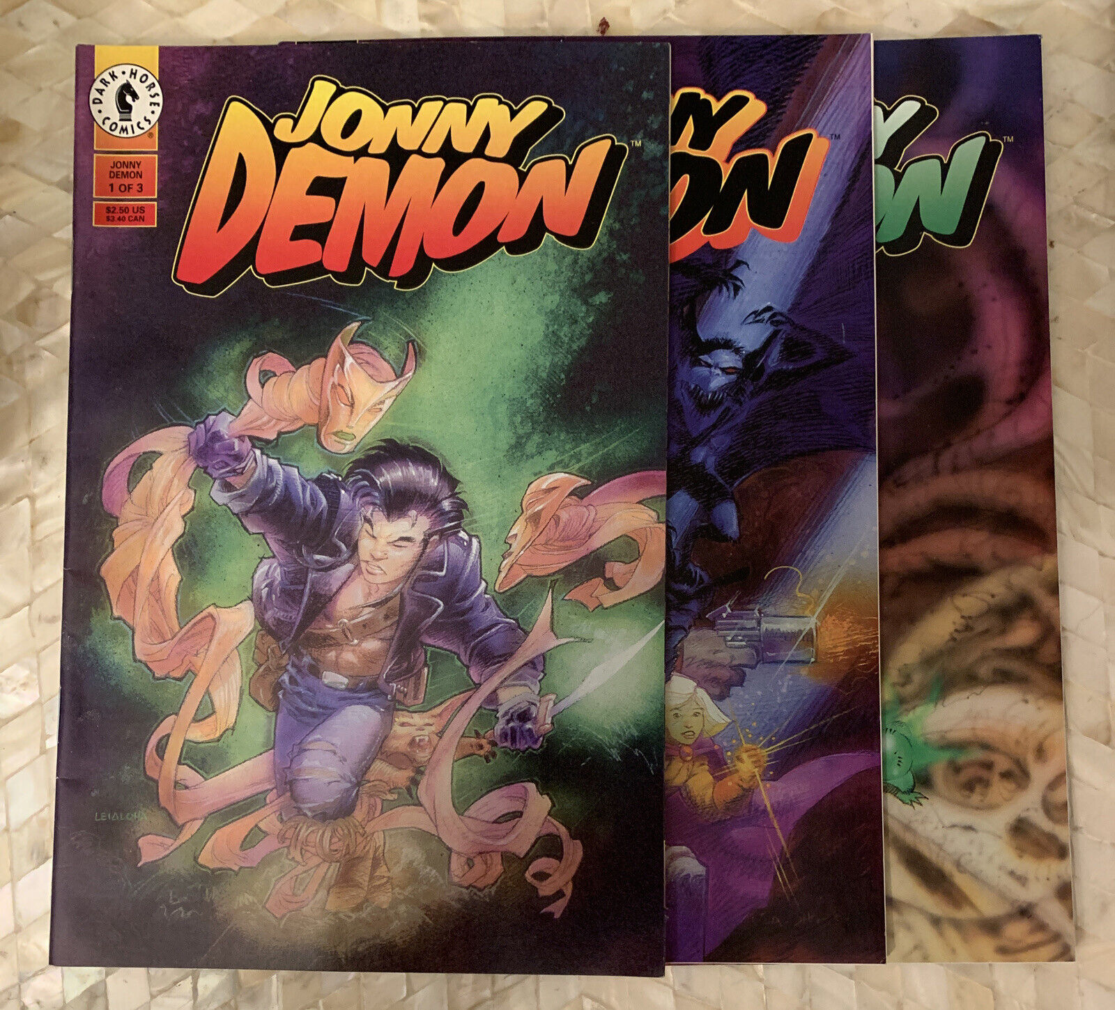 Johnny Demon - Set  1-3 Early Kurt Busiek Dark Horse Comics