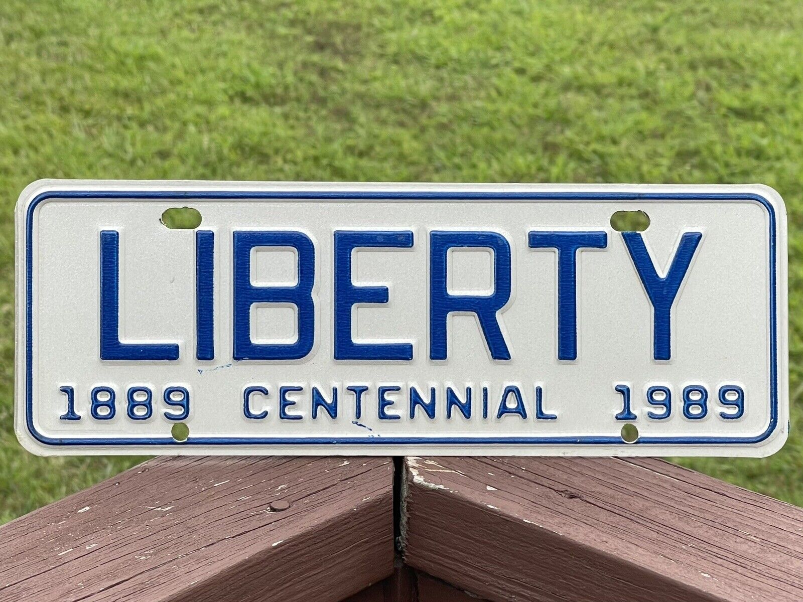 NOS Liberty North Carolina License Plate 1989 #889 NC City Plate