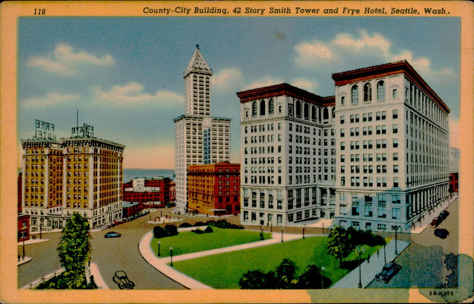 Postcard: County City Building