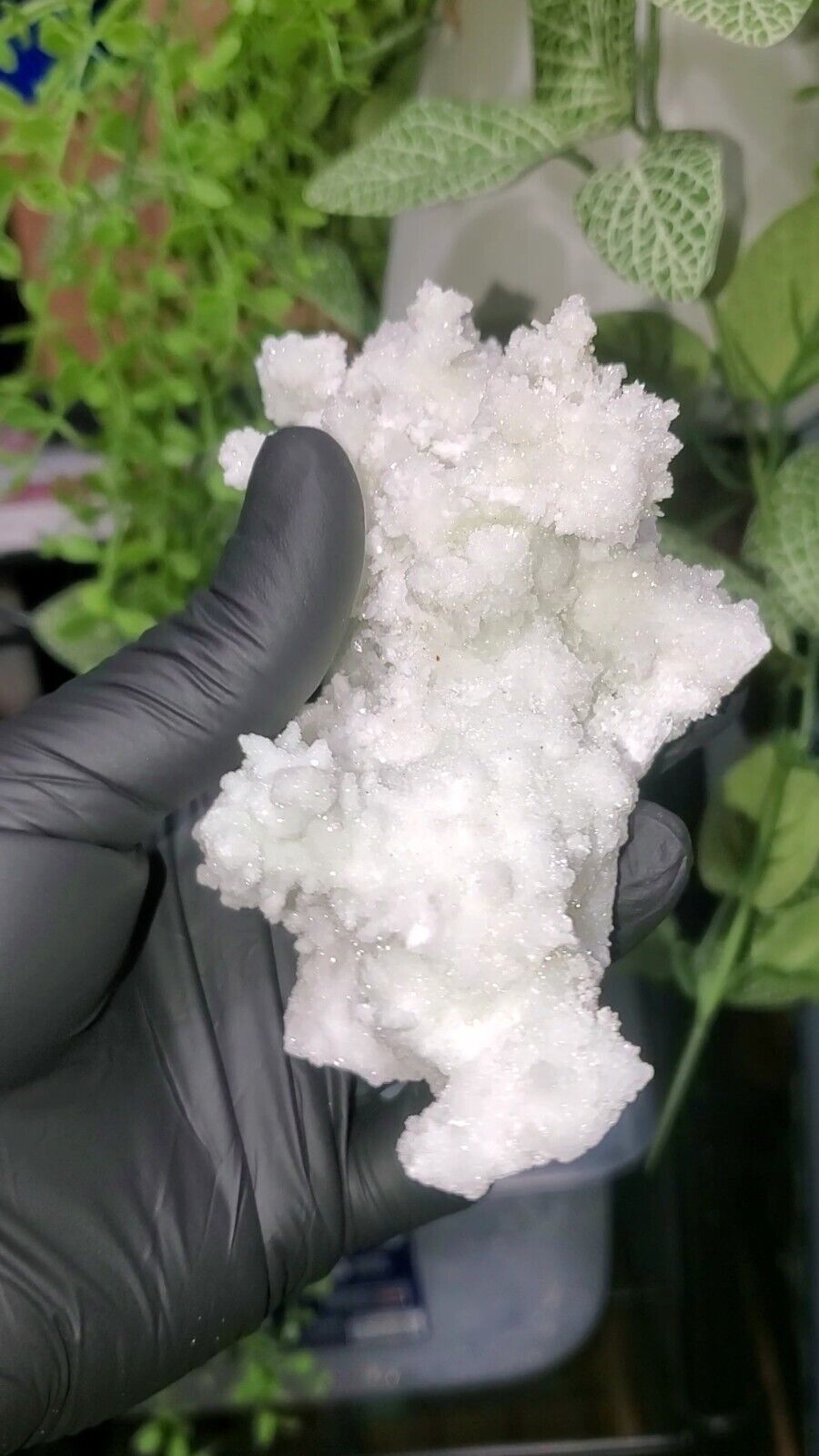 250g Natural Green Creedite Crystal Cluster Specimens 
