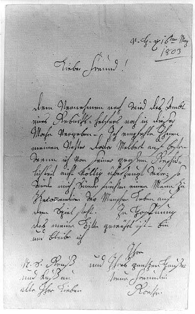 Photo:Goethe manuscript