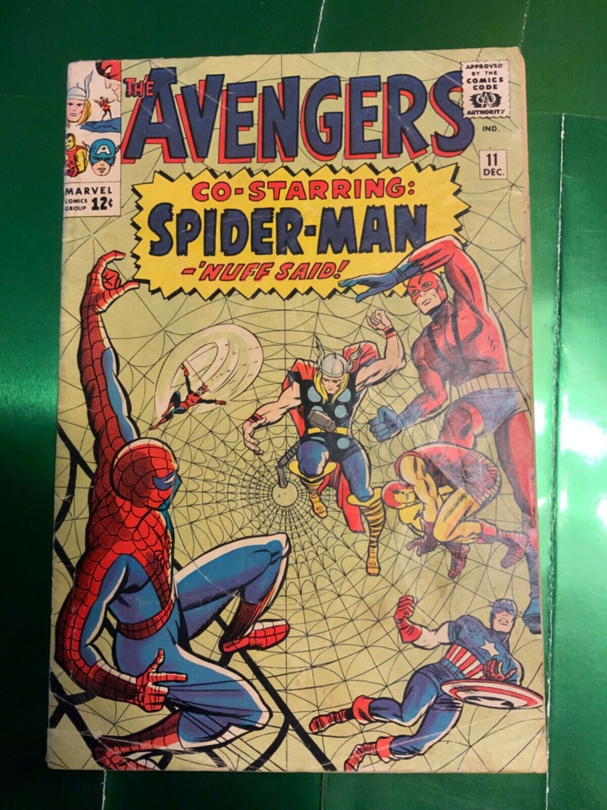 Avengers #11 FIRST AVENGERS/Spider-Man X-OVER 1964 KANG PIN UP