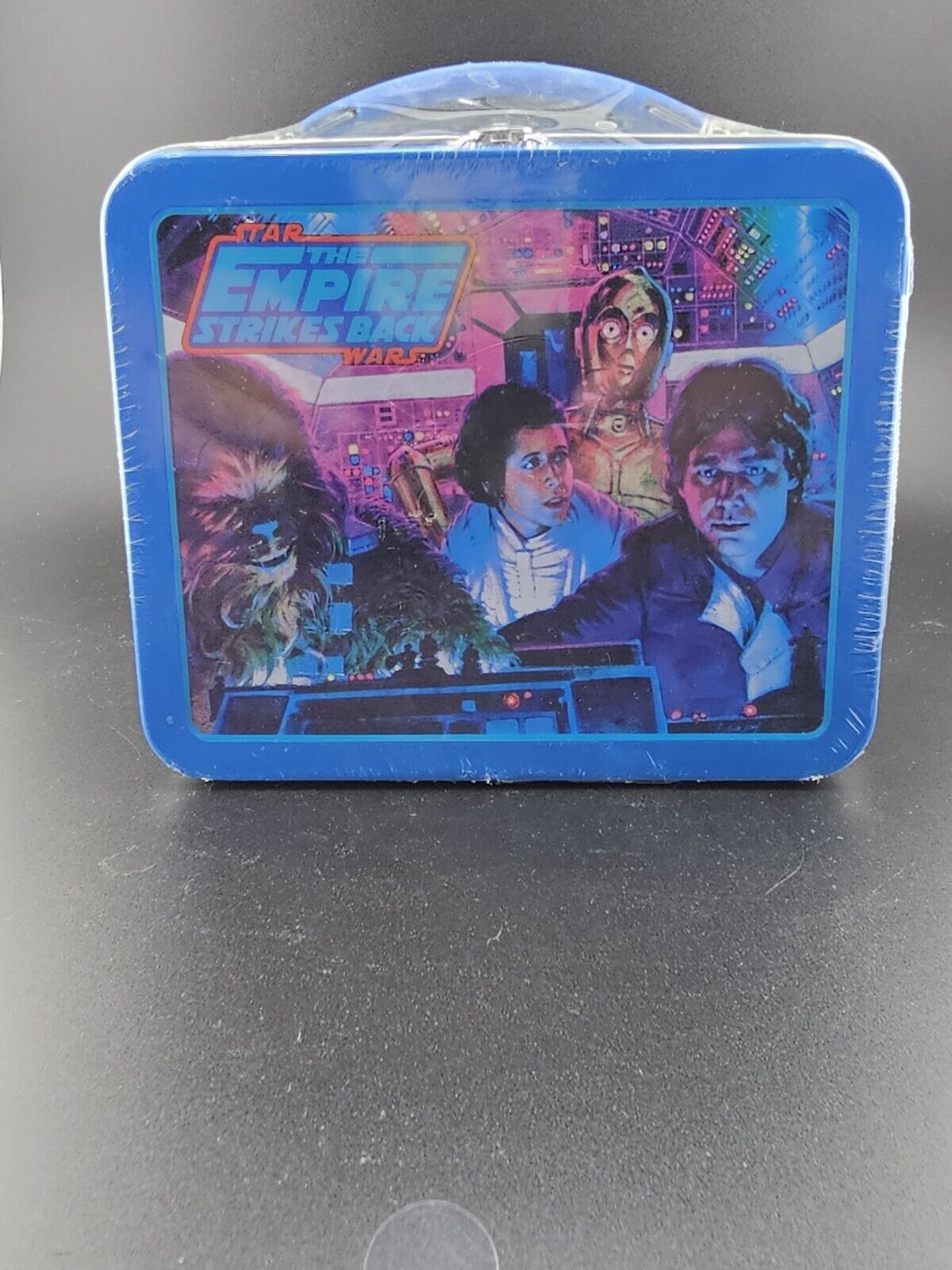 1980s STAR WARS EMPIRE STRIKES BACK METAL LUNCHBOX Snackbox Hallmark SEALED