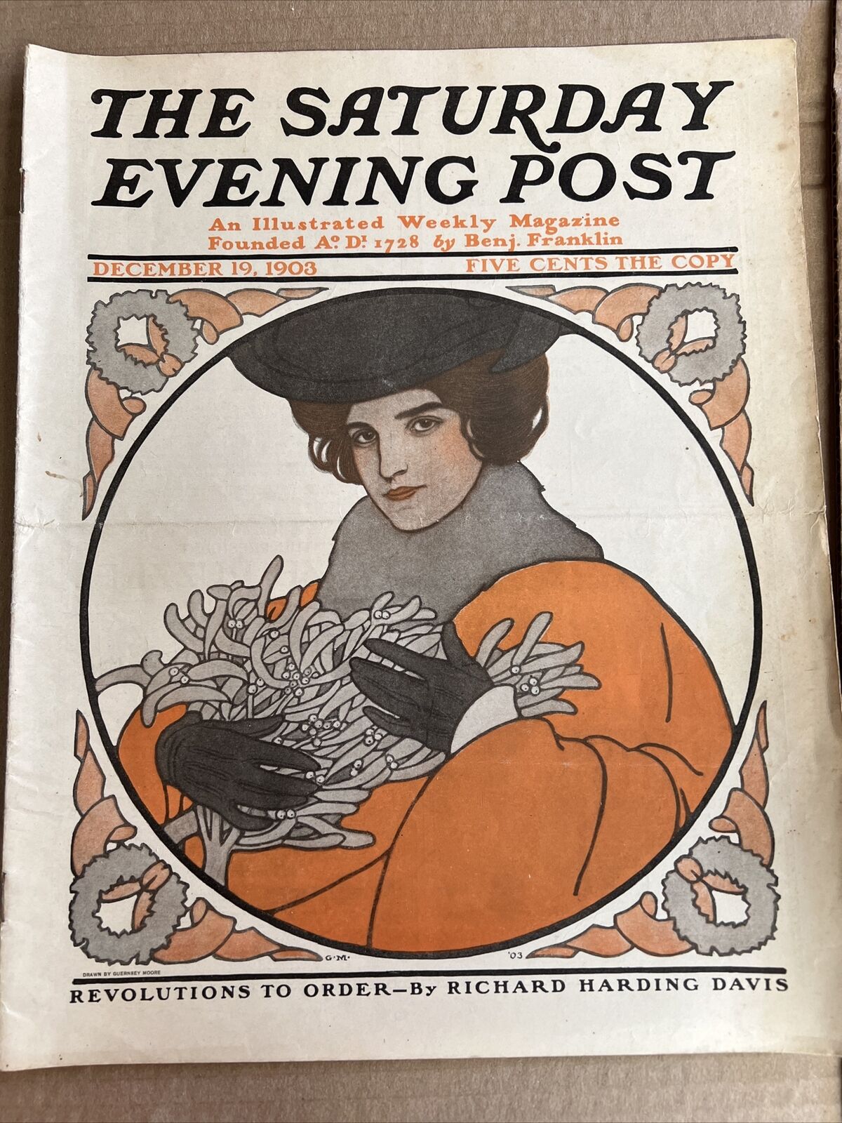 DEC 19 1903 SATURDAY EVENING POST - vintage magazine -  HOLIDAYS