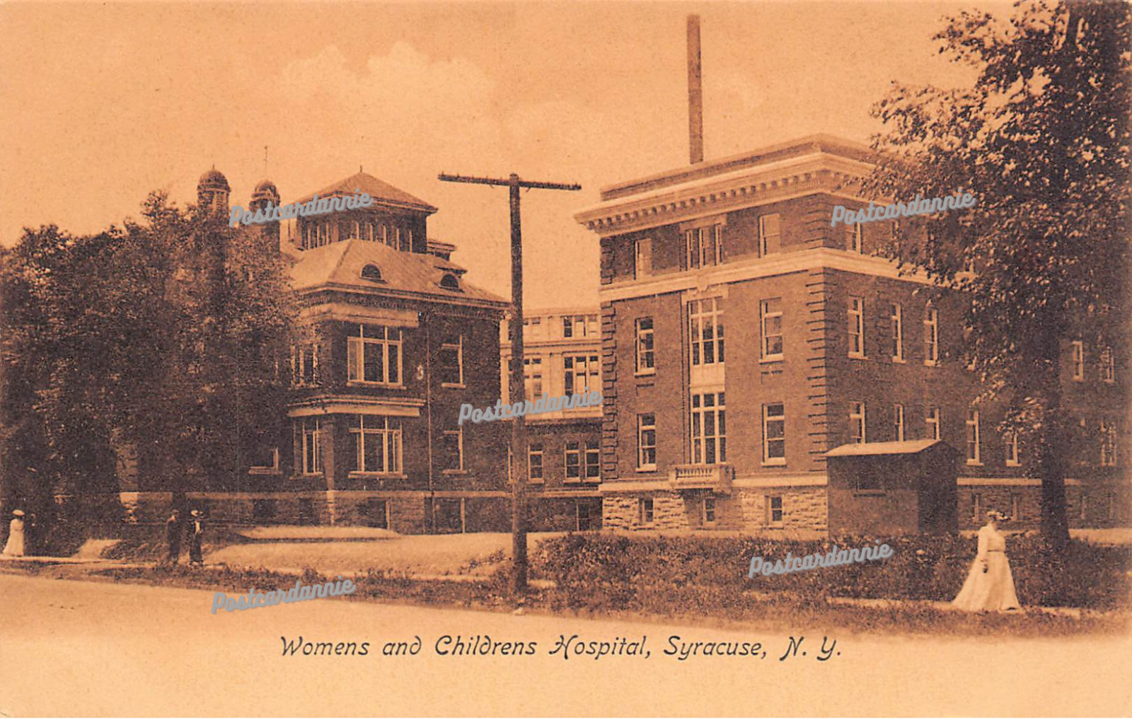 Syracuse NY Women\'s and Children\'s Hospital Maternity Ward Vtg Postcard C28