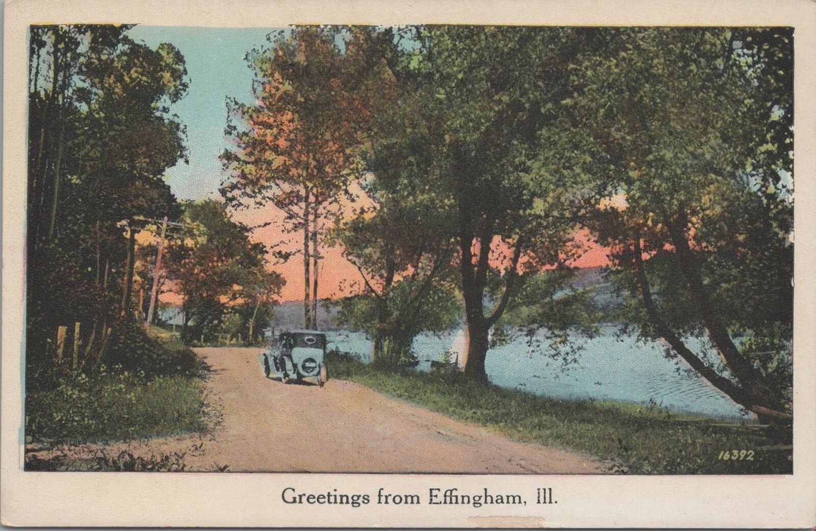 Postcard Greetings from Effingham IL 