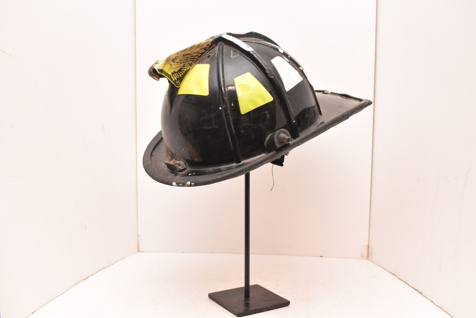 Vintage Cairns & Brother 1010 Ten-Ten Black Fire Firefighter Helmet