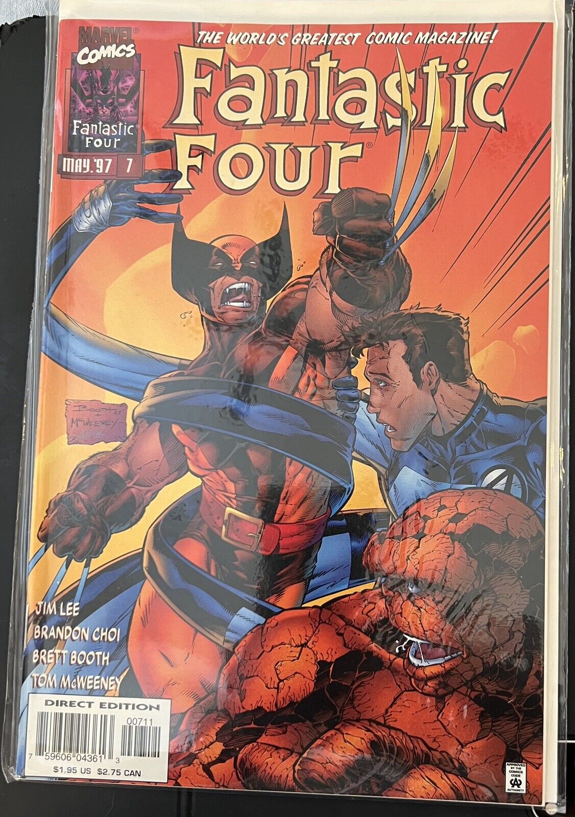 Fantastic Four #7 (May 1997, Marvel) - Near Mint