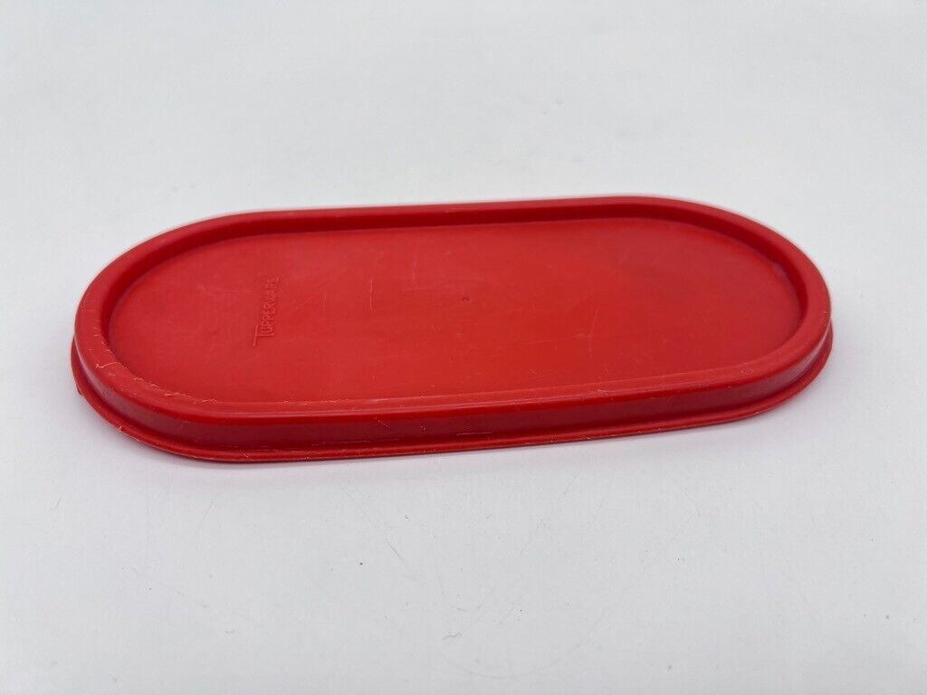 Red TUPPERWARE Modular Mate Replacement Lid 1616 For 1611 1612 1613 1614 1615