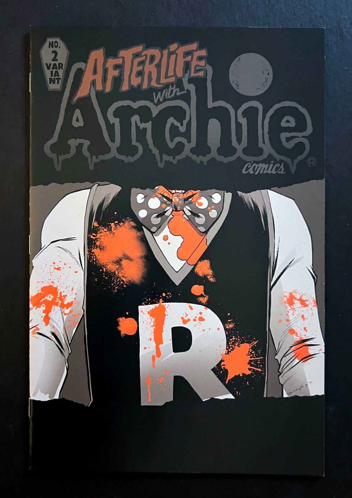 AFTERLIFE WITH ARCHIE #2 Hi-Grade Tim Seeley Bowtie Variant Archie Horror 2014