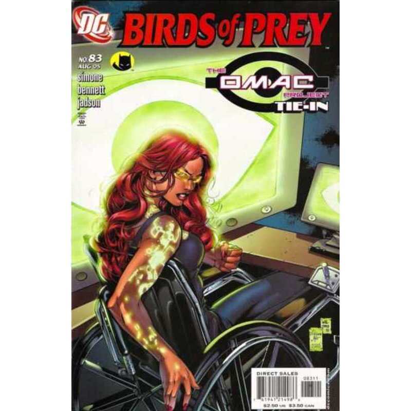 Birds of Prey (1999 series) #83 in Near Mint condition. DC comics [c]