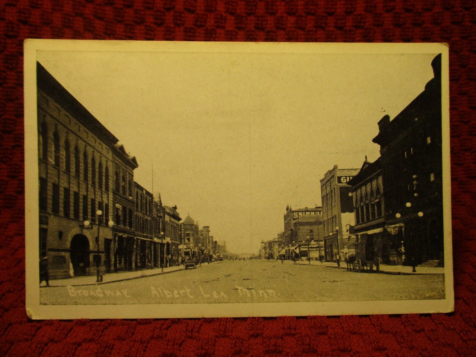1910. STREET VIEW. ALBERT LEA, MINNESOTA. POSTCARD G10