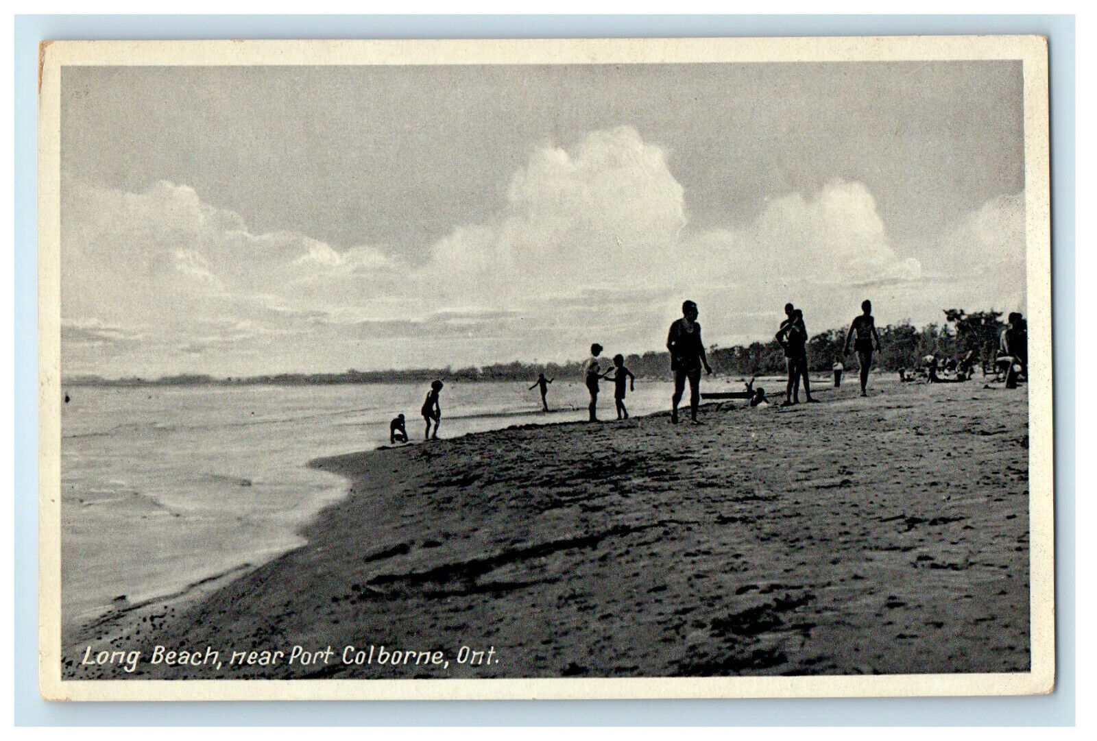 1942 Long Beach Near Port Colborne Ontario Canada Postage Due Postcard