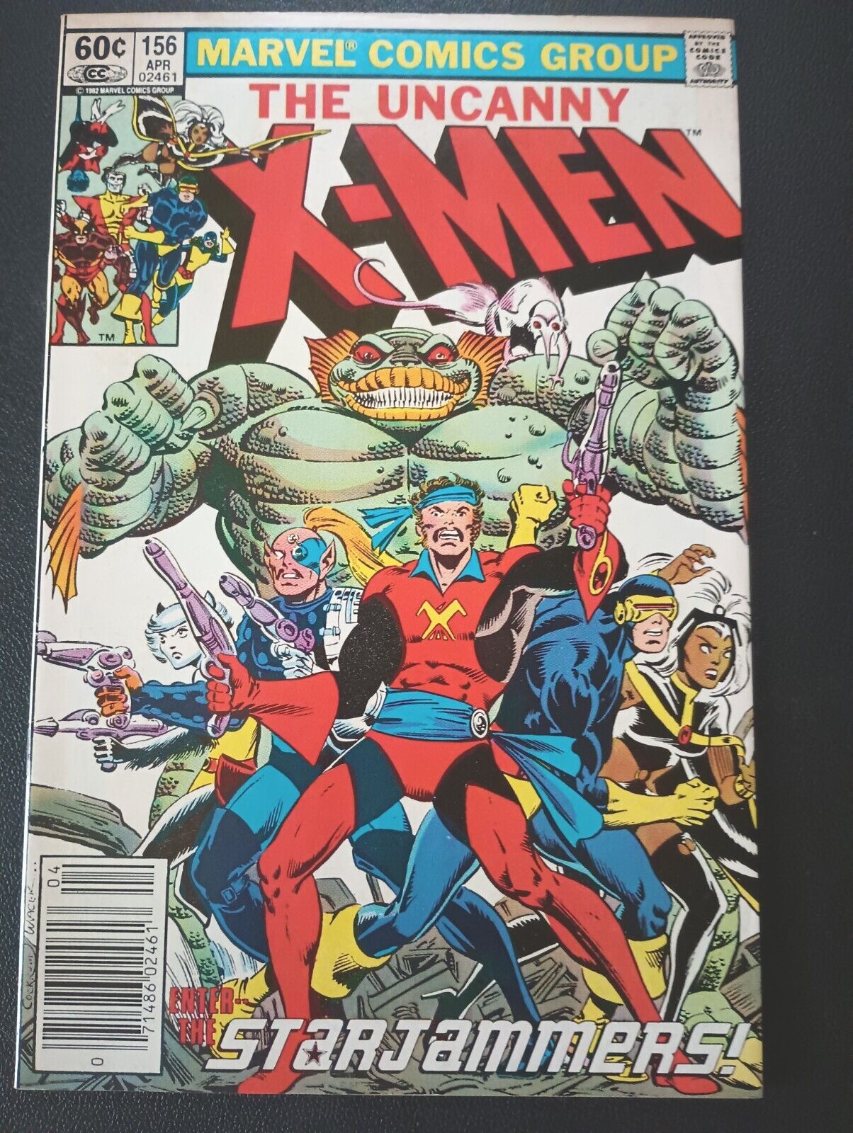 Uncanny X-Men #156 Origin Of Corsair 1st App Of The Starjammers 1982 VF/NM Cond