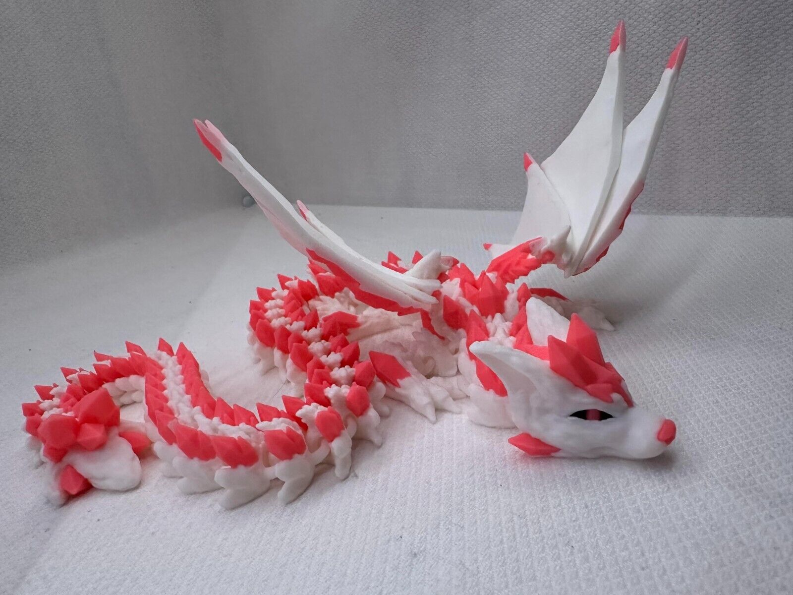Articulating Wolf Dragon 3D Printed Large 18 Inch Fidget