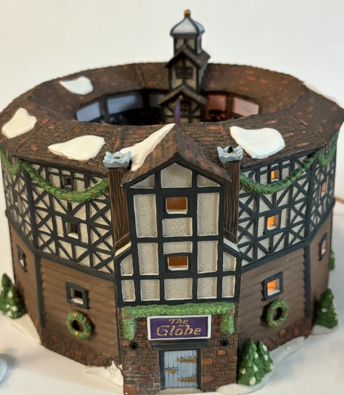 Department 56 The Old Globe Theatre Christmas Dickens Village 58501 Pls Read All