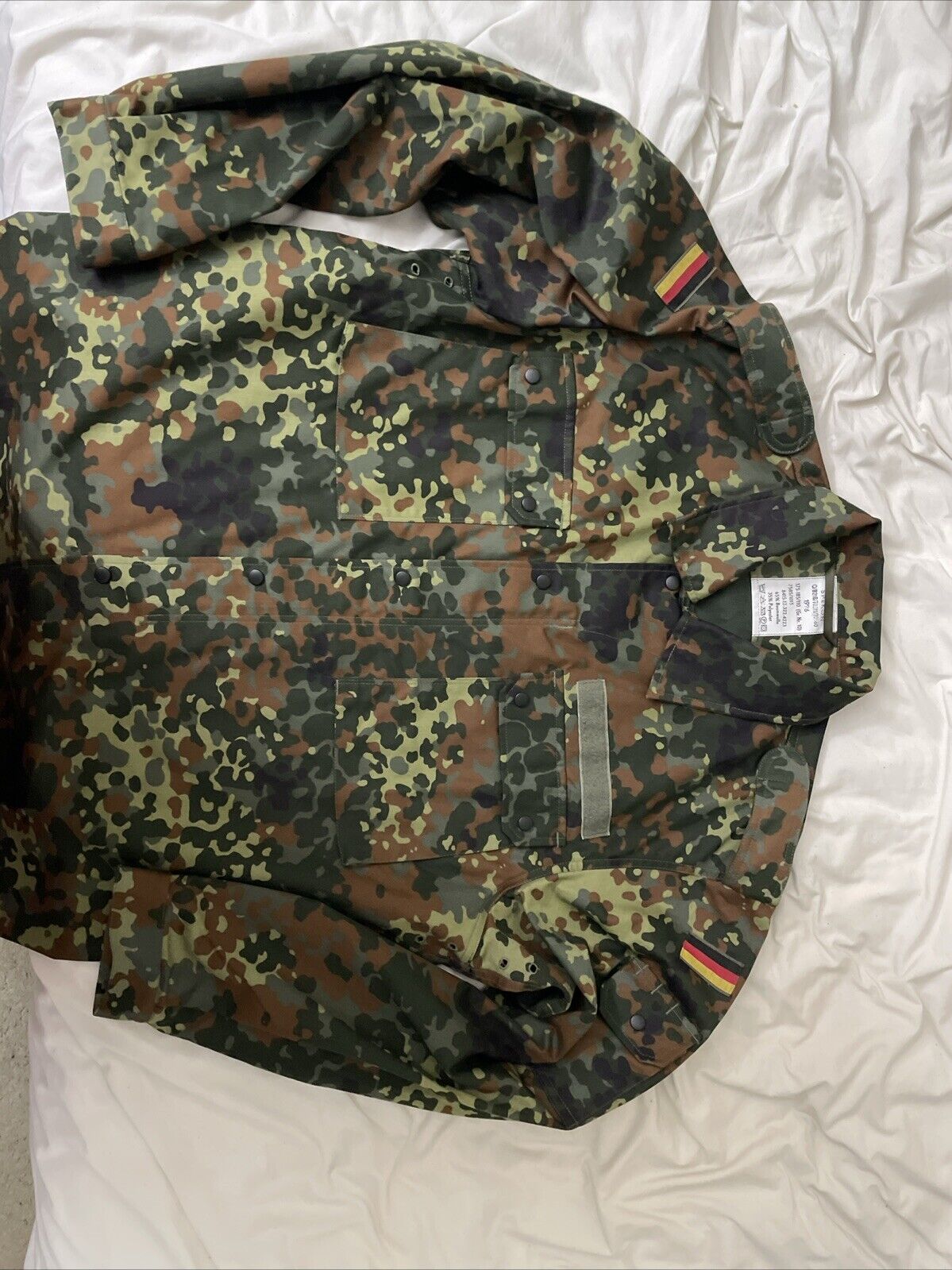German Army Flecktarn Field Jacket Size 2XL