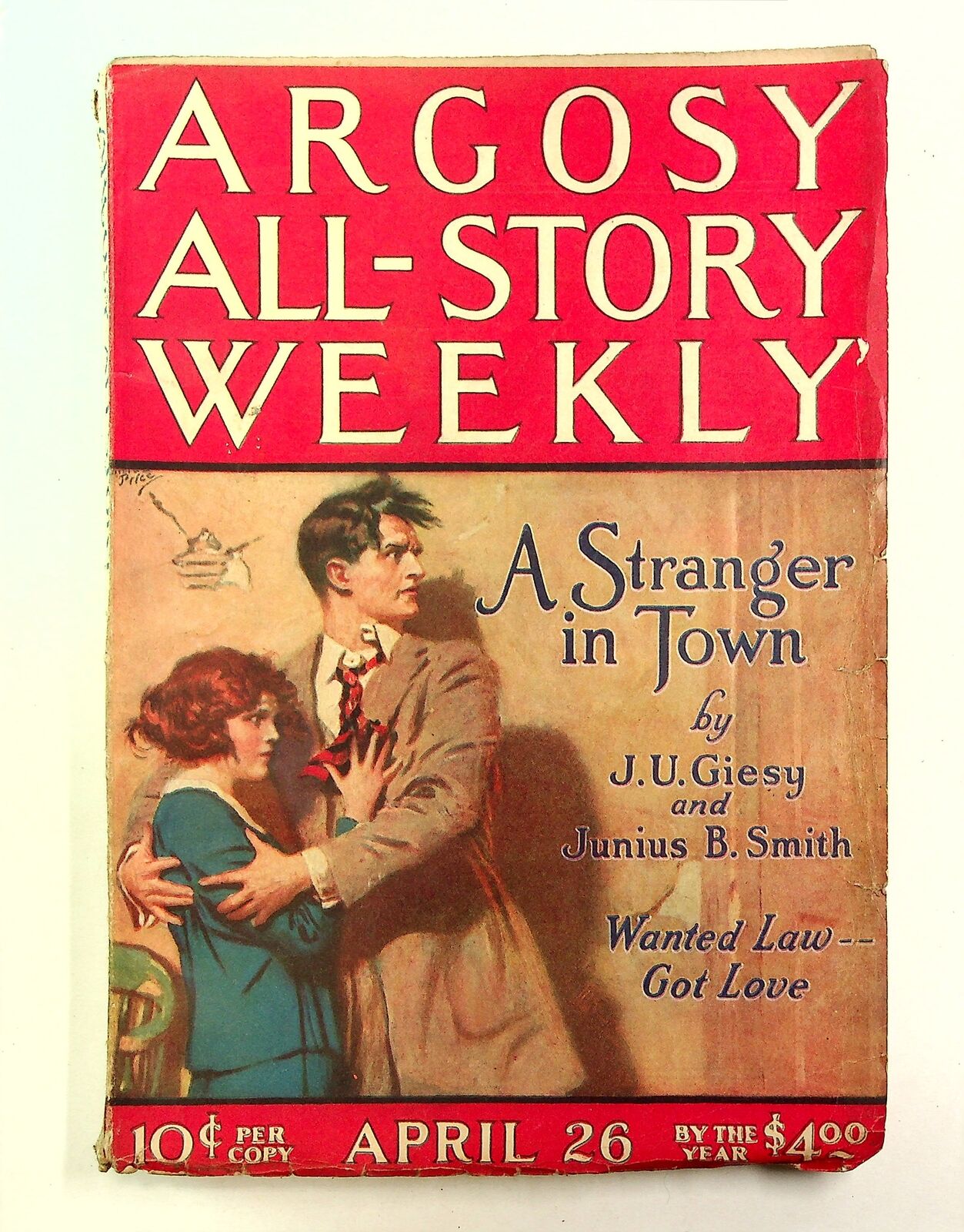 Argosy Part 3: Argosy All-Story Weekly Apr 26 1924 Vol. 159 #5 VG+ 4.5