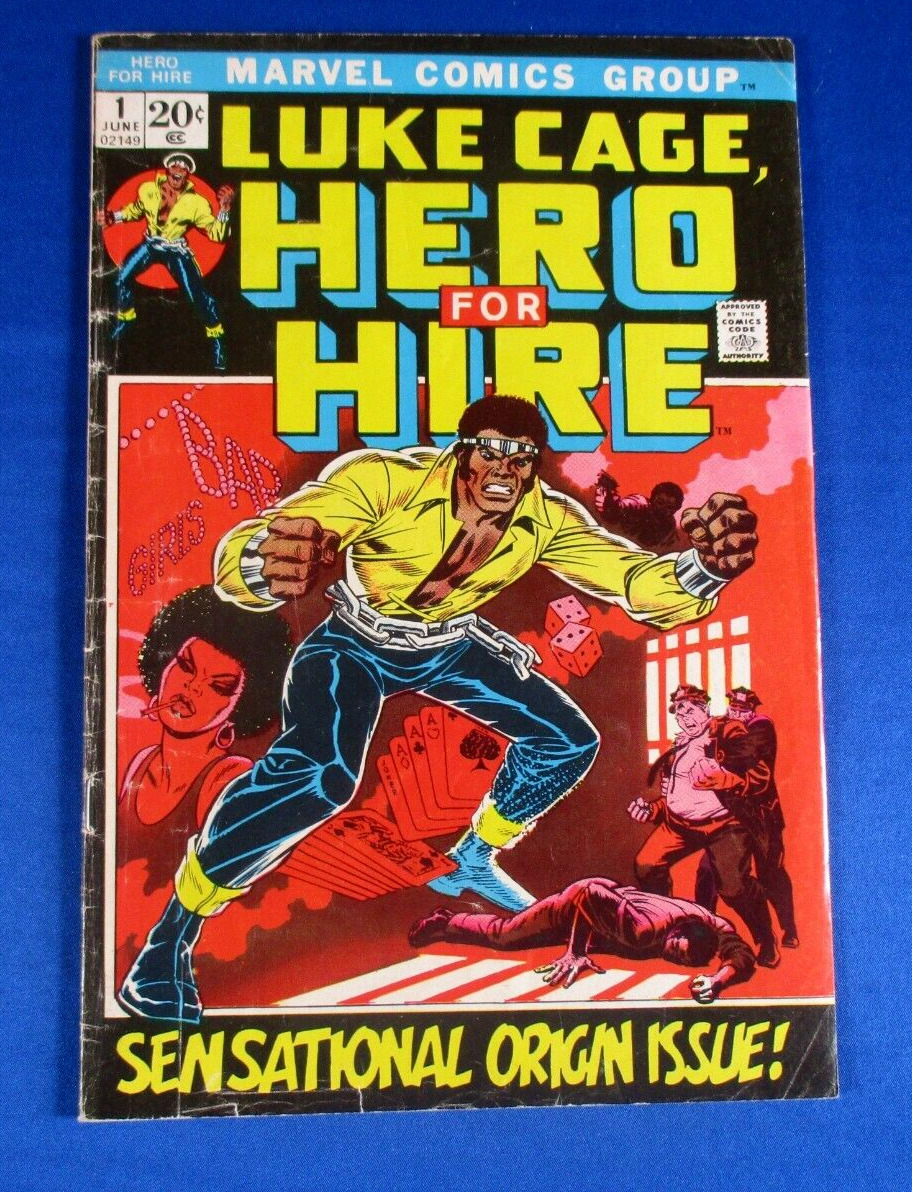 Luke Cage Hero for Hire # 1 Marvel Comics 1st App of Luke Cage 1972