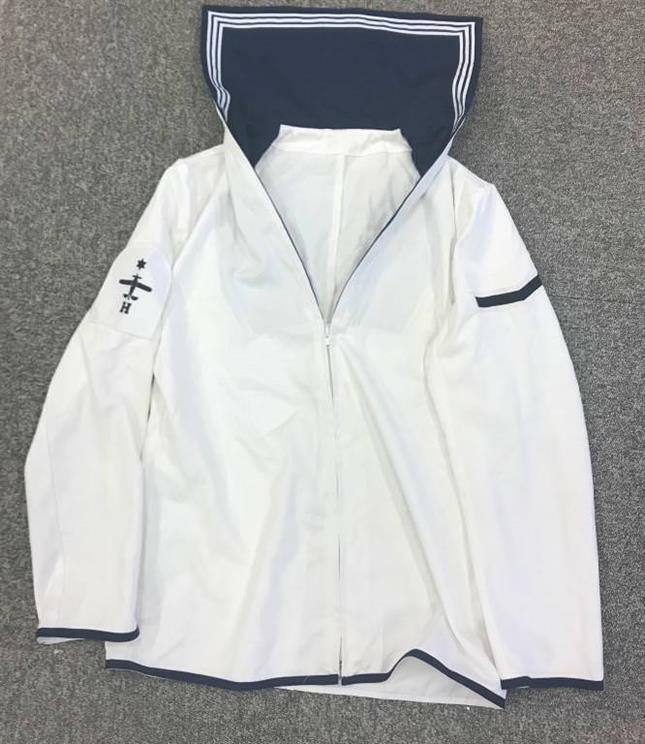 Royal Navy Naval surplus white navy class 2 jumper jacket 