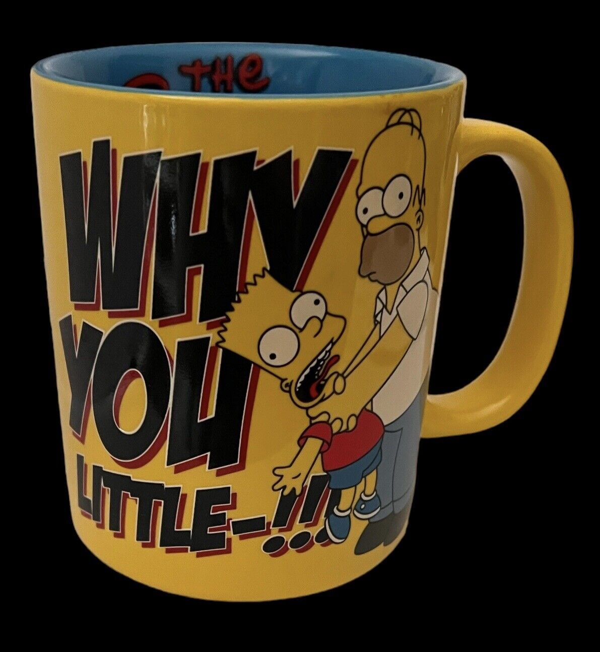 Homer & Bart Simpson “Why You Little-” Ceramic Mug-2012