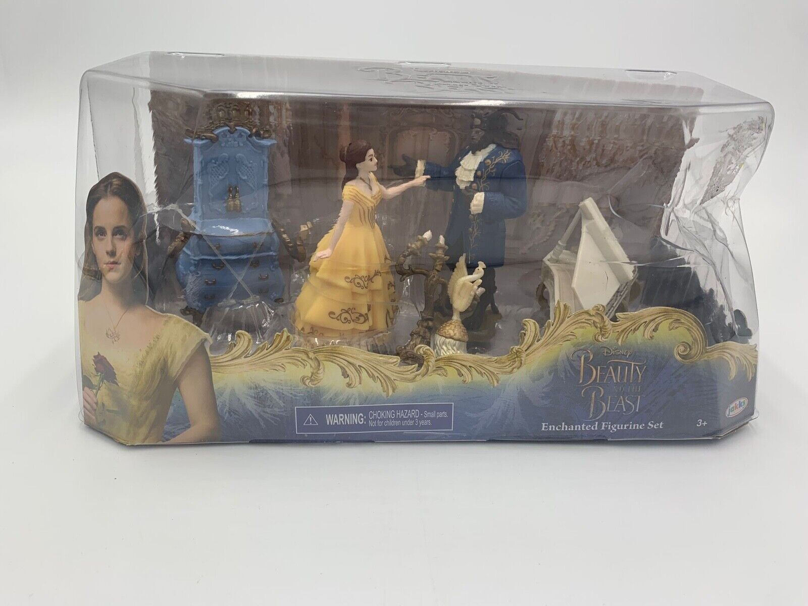 BOX DAMAGE Jakks Pacific Beauty and The Beast Enchanted Figurine Set 2017