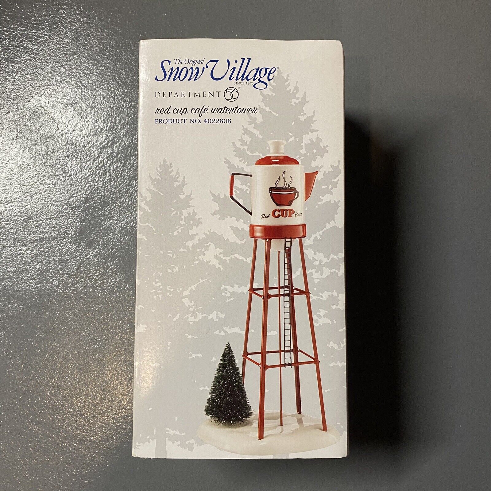 department 56 original snow village NEW Brand  Accessory  RED CUP WATERTOWER