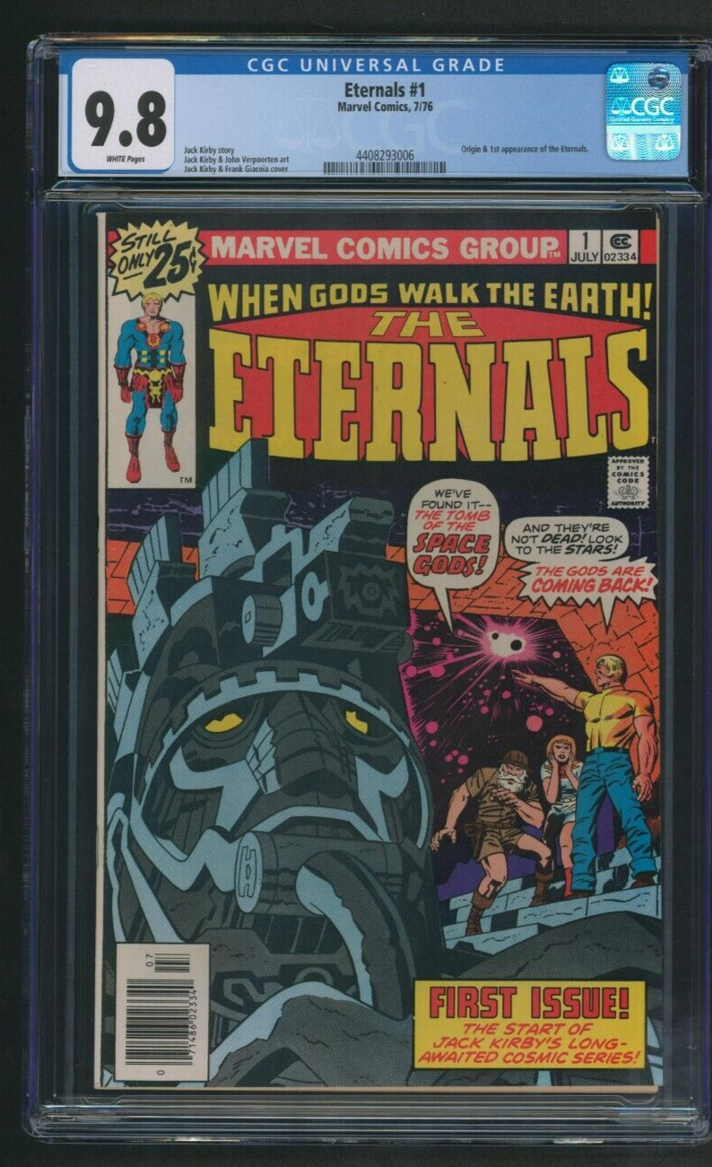 Eternals #1 CGC 9.8 Marvel 1976 1st app. Eternals, Ikaris, Makkari, Kro