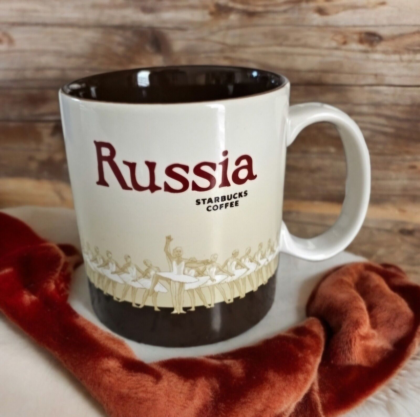 Starbucks Coffee Mug Russia Ballerinas Global Icon Series 16oz 2018