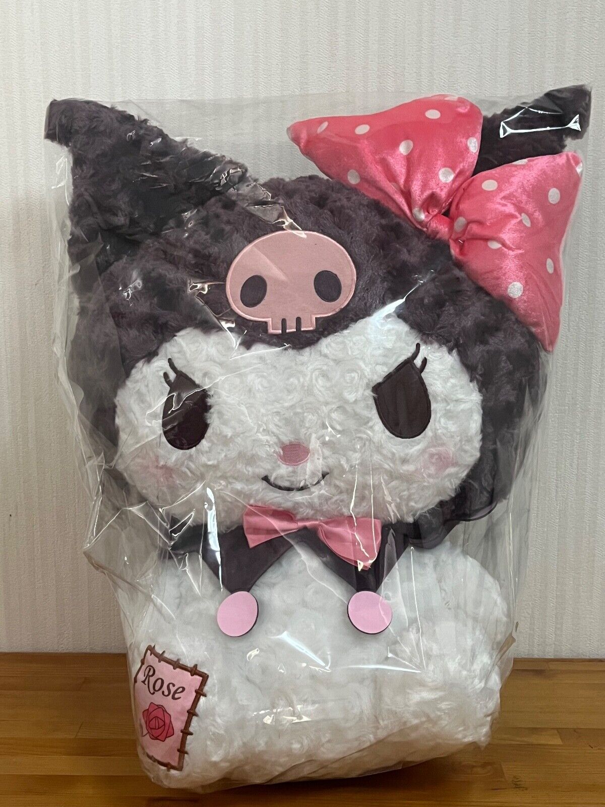 Sanrio Kuromi Super Super Big DX Plush Doll Pinky Rose 50cm New with Tags Japan