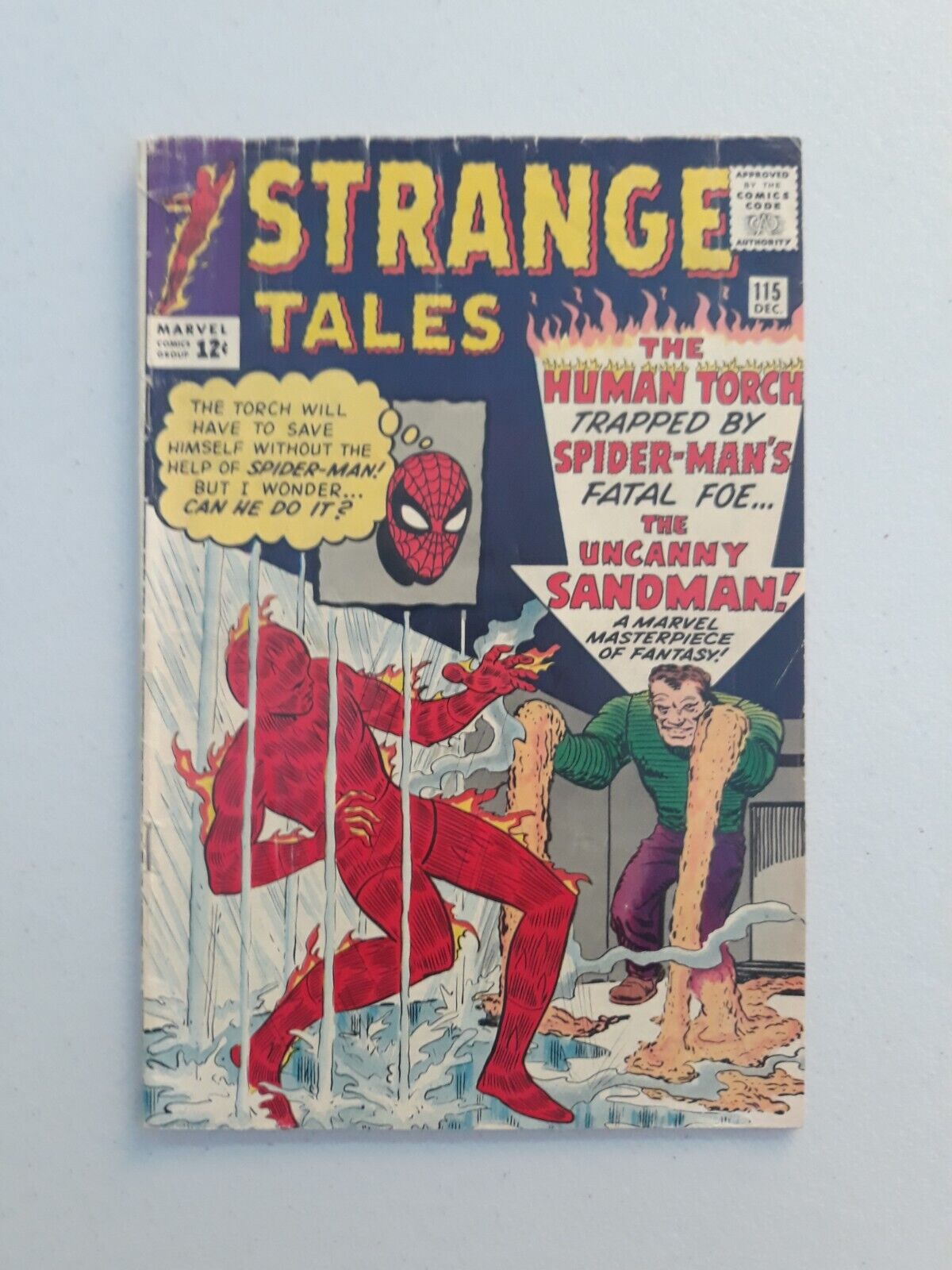 Strange Tales 115 Marvel Comics 1st Spiderman Crossover 1963, Dr Strange 