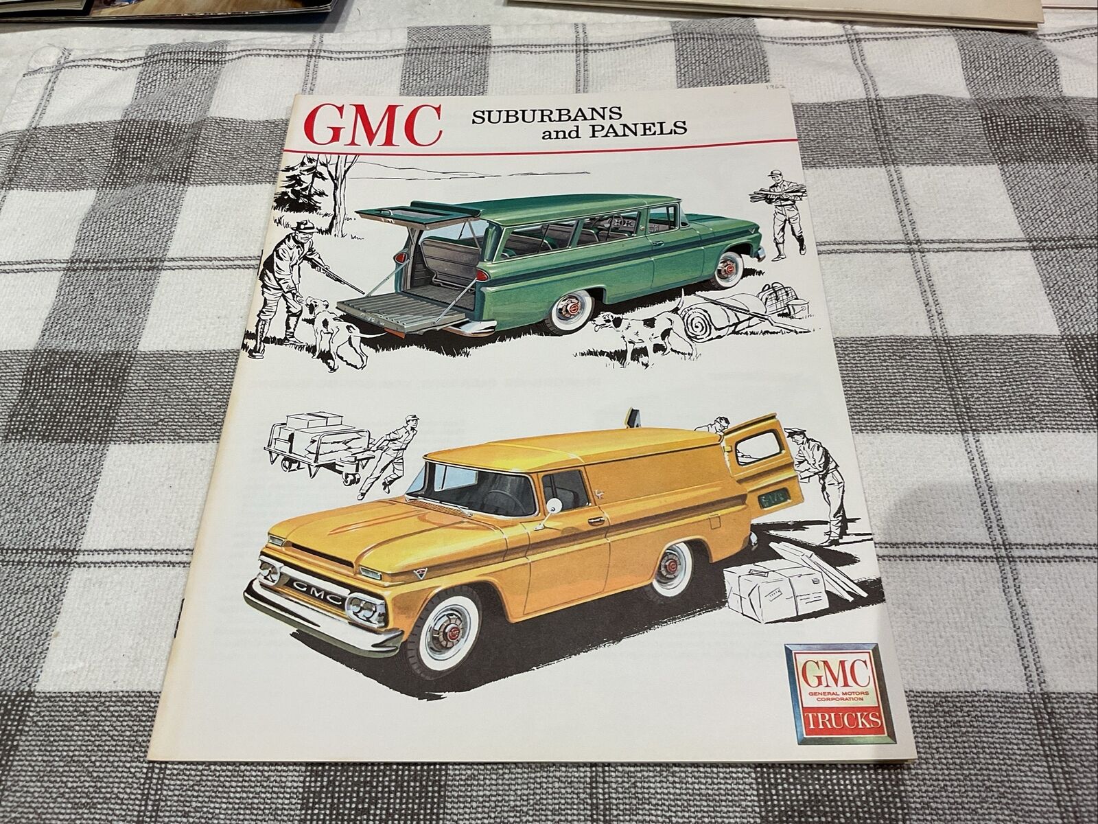 1962 GMC Suburban And Panel Truck Sales Brochure Booklet Catalog Old