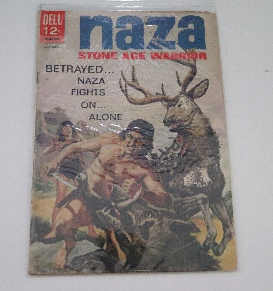 Naza Stone Age Warrior #3 Dell 1964 Comic Book