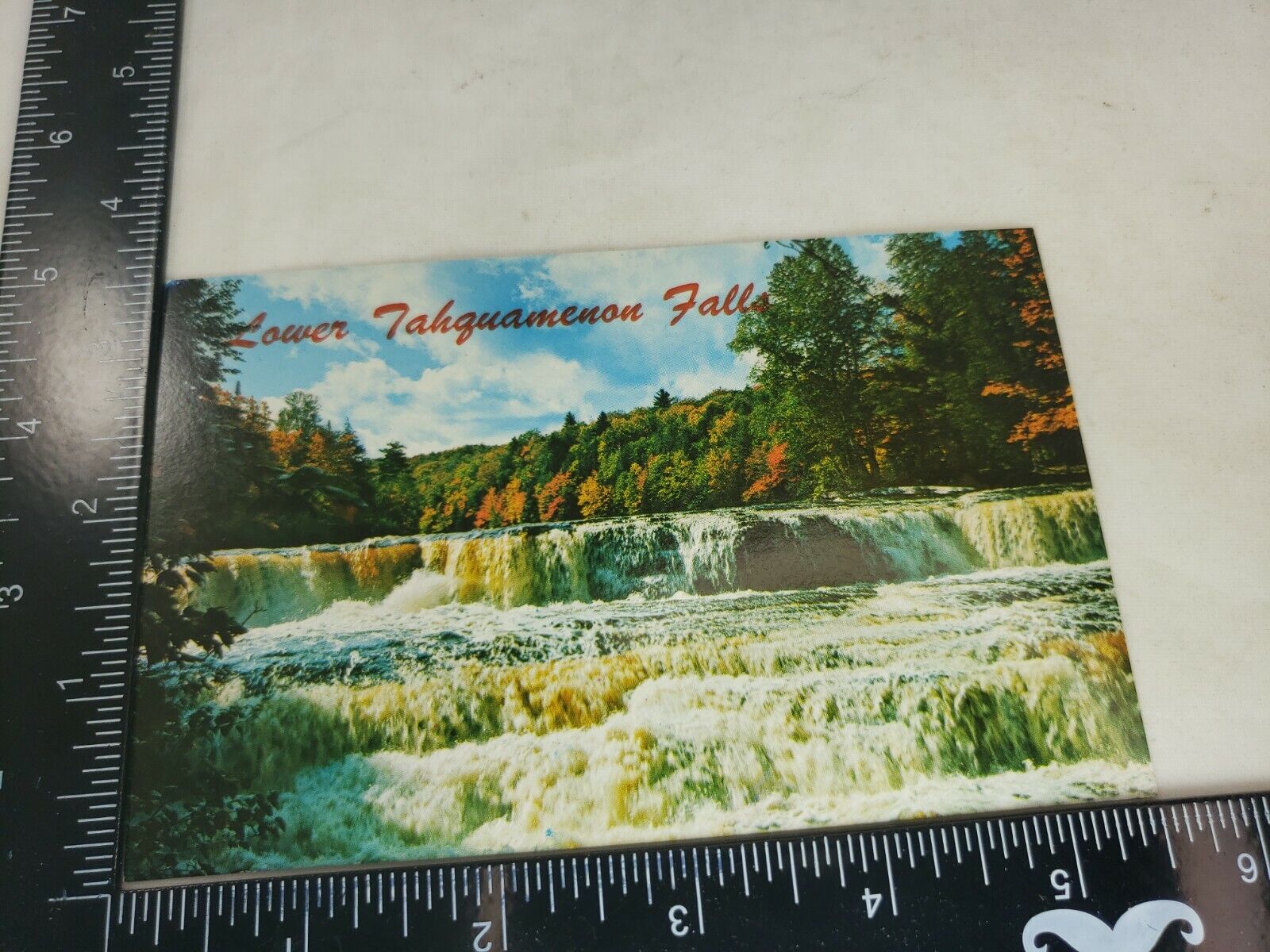 Postcard Lower Tanquamenon Falls Michigan 